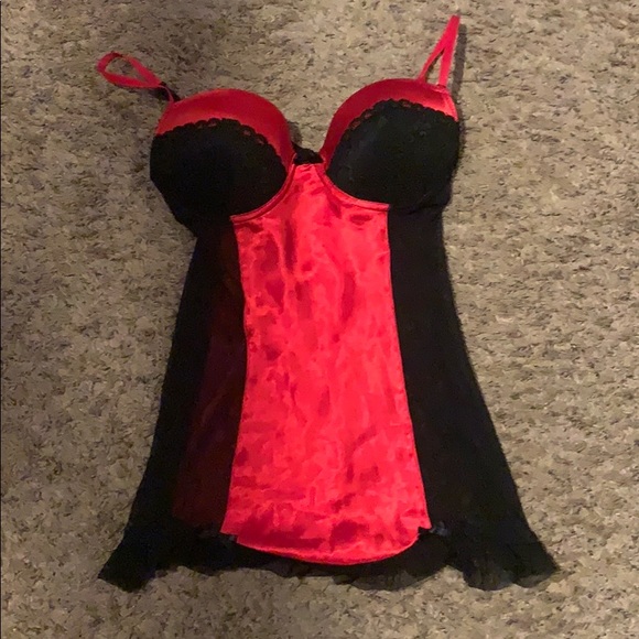 Gilligan & O'Malley Other - Satin & Mesh Teddy